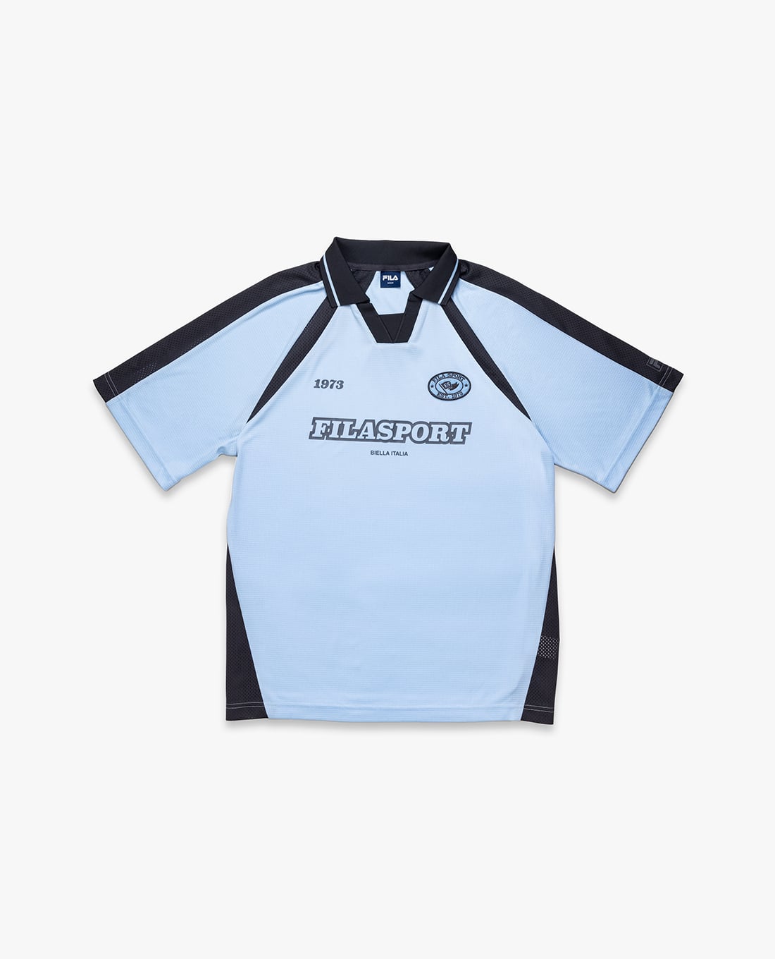 FILA - Áo polo unisex cổ bẻ tay ngắn Sports x Balletcore