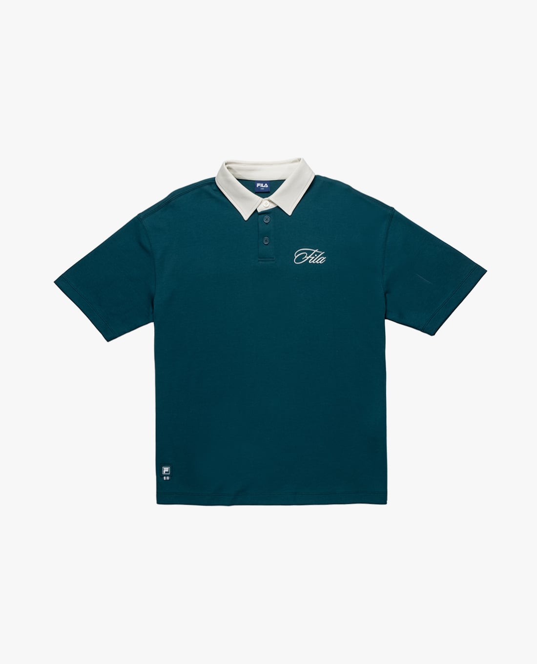 FILA - Áo polo unisex cổ bẻ tay ngắn Origin