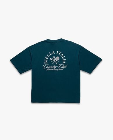  FILA - Áo thun unisex cổ tròn tay ngắn Origin 