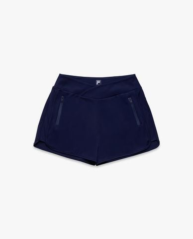  FILA - Quần short thể thao nữ ống rộng Fitness 