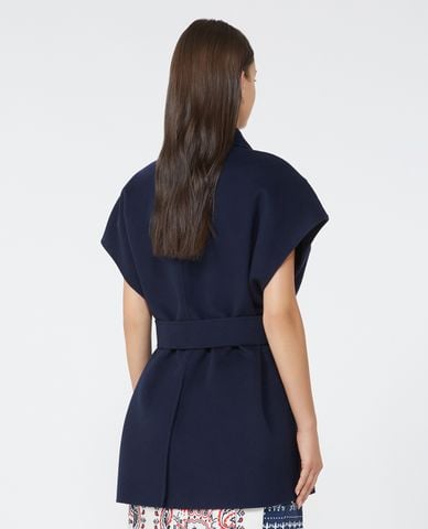  WEEKEND MAX MARA - Áo khoác dạ lông cừu nữ tay ngắn Elegia 