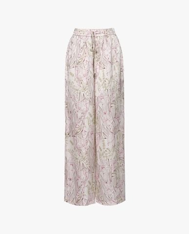  GIGI - Quần nữ ống rộng lưng thun phối dây rút 