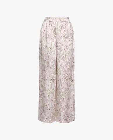  GIGI - Quần nữ ống rộng lưng thun phối dây rút 