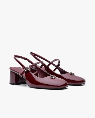  PEDRO - Giày sandals cao gót nữ Studio Patent Leather 