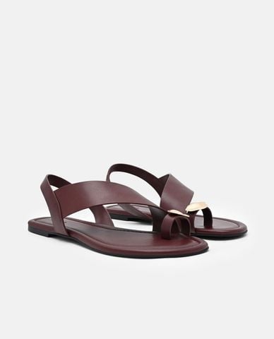  PEDRO - Giày sandals nữ đế bệt Alexis Leather 