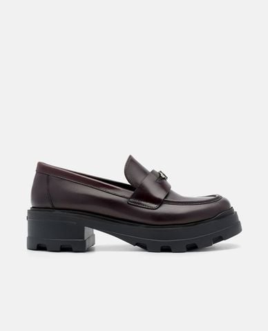  PEDRO - Giày lười nữ đế cao Leather 