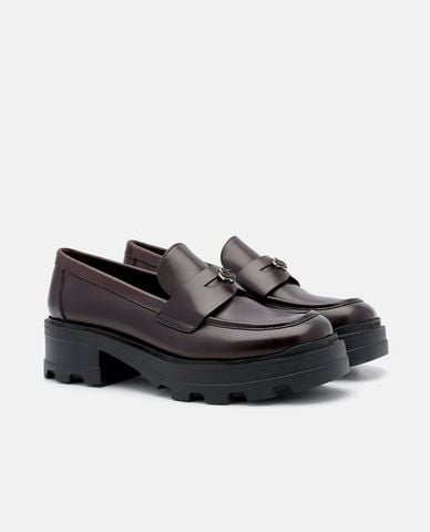  PEDRO - Giày lười nữ đế cao Leather 