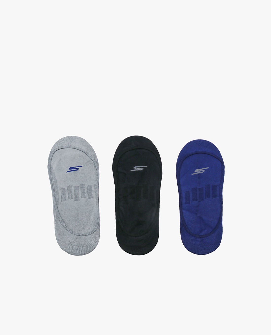 SKECHERS - Set 3 vớ nam cổ thấp dệt logo