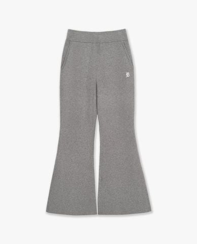  MLB - Quần nữ ống loe lưng thun Basic 