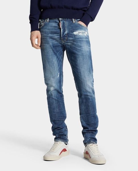  DSQUARED2 - Quần jeans nam phom ôm Cool Guy 