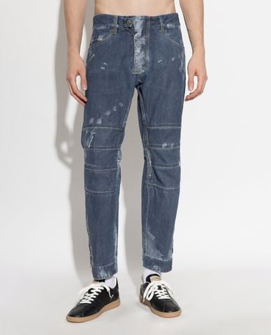  DSQUARED2 - Quần jeans nam ống đứng wash bạc 