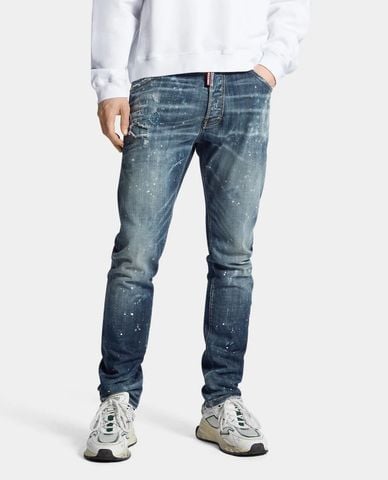 DSQUARED2 - Quần jeans nam phom ôm Medium Galaxy Wash 