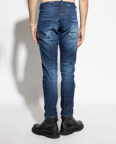  DSQUARED2 - Quần jeans nam phom ôm Skater 
