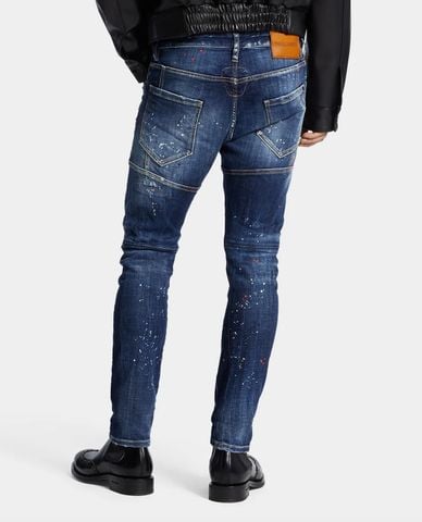  DSQUARED2 - Quần jeans nam phom ôm Tidy Biker 