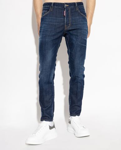  DSQUARED2 - Quần jeans nam phom ôm Skater 