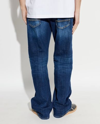  DSQUARED2 - Quần jeans nam ống rộng wash bạc 