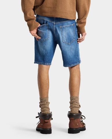  DSQUARED2 - Quần short jeans nam Perfecto Marine 