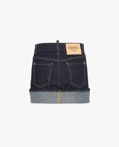  DSQUARED2 - Chân váy denim mini phom ôm 