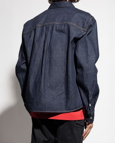  DSQUARED2 - Áo sơ mi denim nam cổ bẻ tay dài Icon 