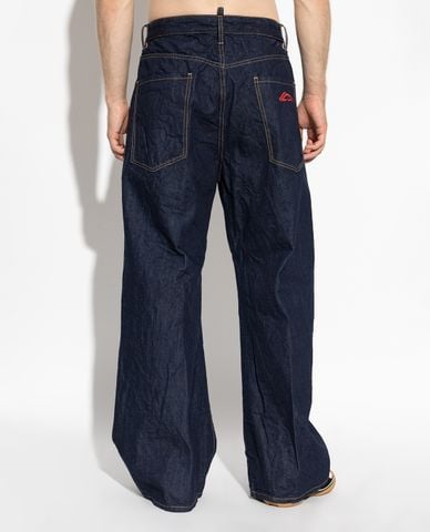  DSQUARED2 - Quần jeans nam ống rộng Eros 