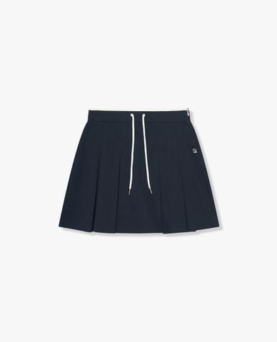  FILA - Chân váy xếp li mini phối dây rút 