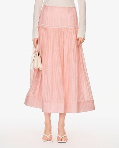  GIGI - Chân váy chữ A midi dáng xòe 