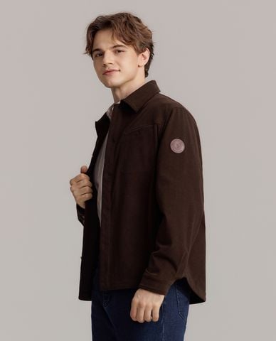  USPA - Áo sơ mi nam cổ bẻ tay dài phối túi 