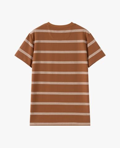  USPA - Áo thun nam cổ tròn tay ngắn kẻ sọc 