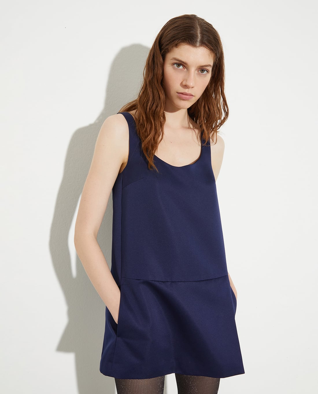 MAX&Co. - Đầm hai dây mini cổ tròn Mcogiochi