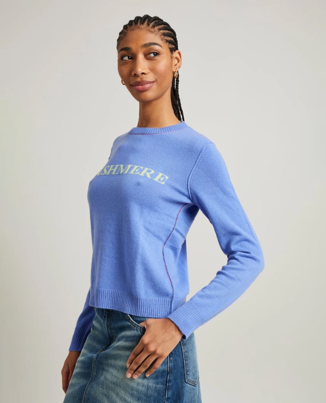 MAX&Co. - Áo dệt kim nữ cổ tròn tay dài Badia