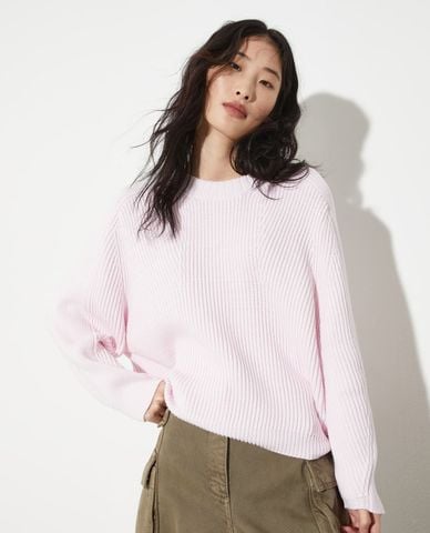  MAX&Co. - Áo sweater nữ cổ tròn tay dài Mcogeranio 