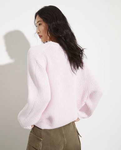  MAX&Co. - Áo sweater nữ cổ tròn tay dài Mcogeranio 