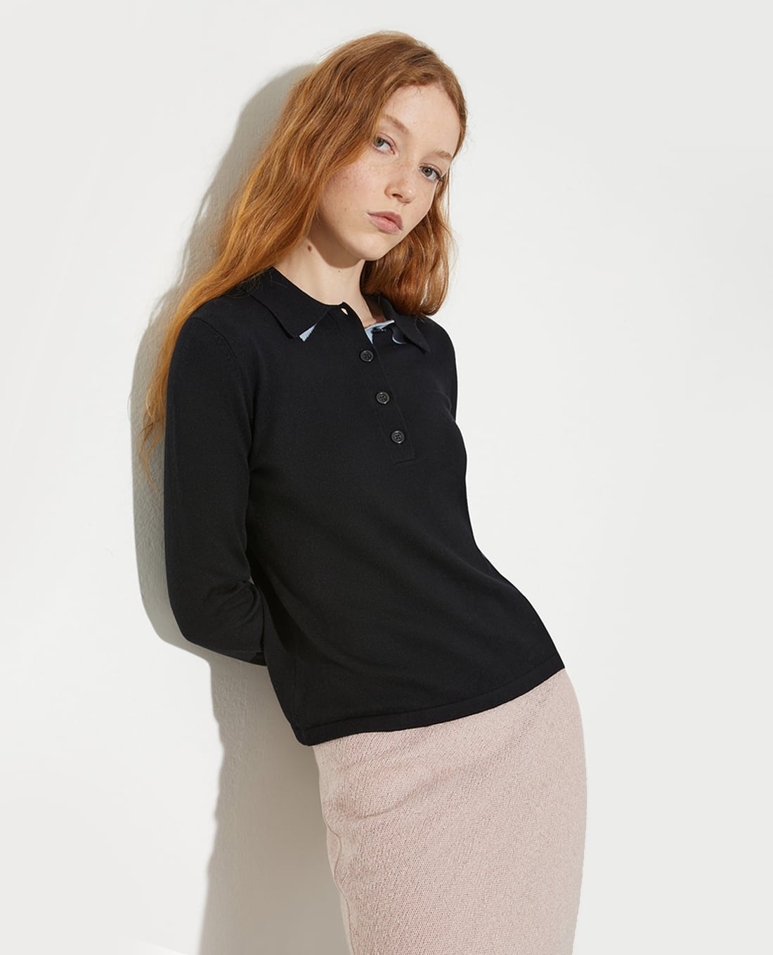 MAX&Co. - Áo polo nữ cổ bẻ tay dài Pescara