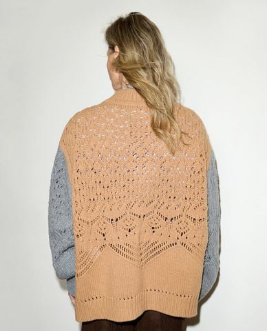  MAX&Co. - Áo sweater nữ cổ V tay dài Mcotubo 