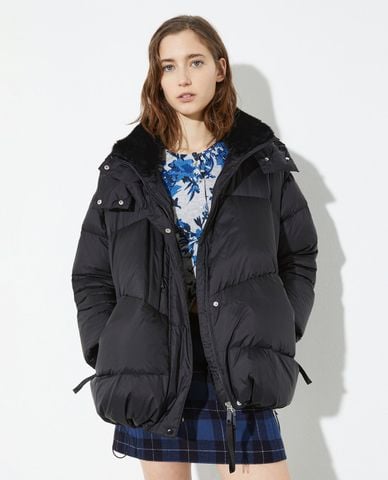  MAX&Co. - Áo khoác phao nữ phối mũ tay dài Cursore 