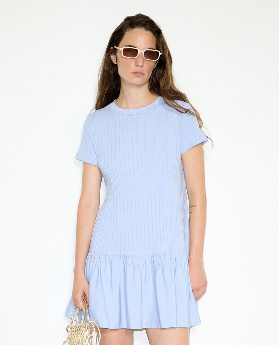 MAX&Co. - Đầm xếp tầng mini tay ngắn Mcbsarta