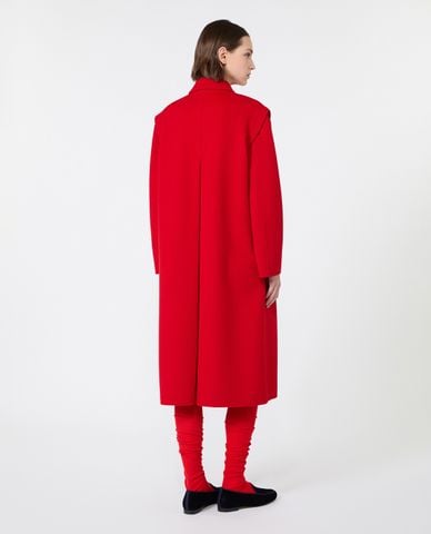  WEEKEND MAX MARA - Áo khoác dạ lông cừu nữ dáng dài Wksgessati 