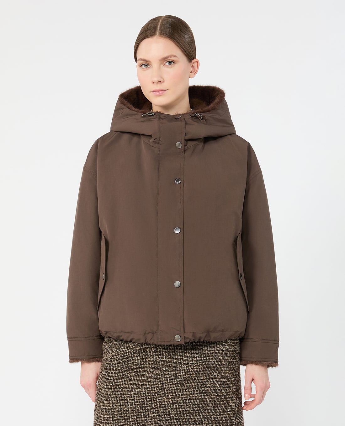 WEEKEND MAX MARA - Áo khoác chống nước nữ cổ cao Wkdzanna