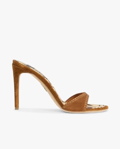  DSQUARED2 - Giày mules cao gót hở mũi Twin 