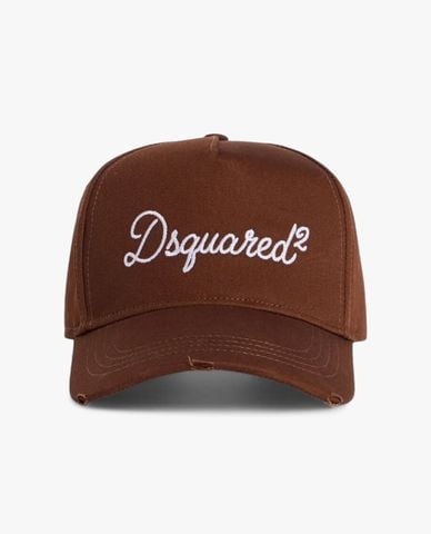  DSQUARED2 - Nón bóng chày nam thêu chữ 