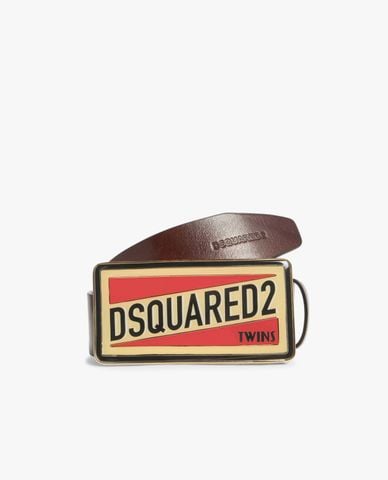  DSQUARED2 - Thắt lưng nam bản vừa khóa kim loại 