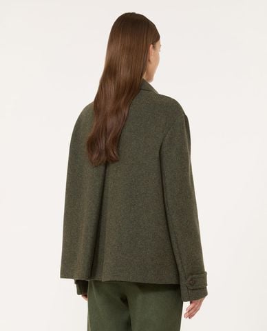  WEEKEND MAX MARA - Áo khoác sơ mi nữ cổ bẻ tay dài Wksdiorama 