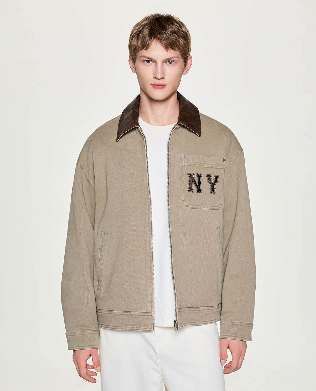 MLB - Áo khoác sơ mi unisex tay dài Coopers Washing Work