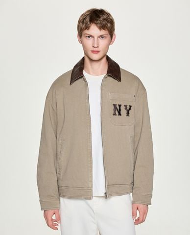  MLB - Áo khoác sơ mi unisex tay dài Coopers Washing Work 