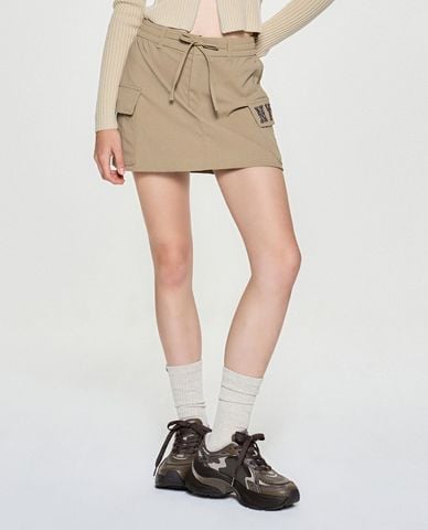  MLB - Chân váy chữ A mini Basic Coopers 