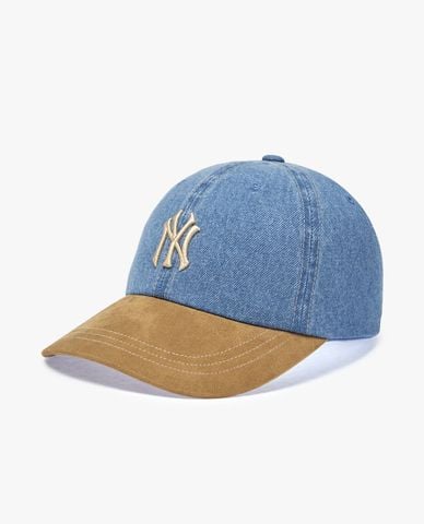 MLB - Nón bóng chày unisex Denim Suede Touch 