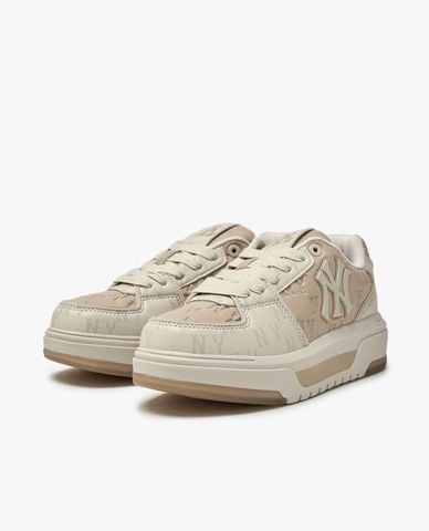  MLB - Giày sneakers unisex cổ thấp Chunky Liner Embo Monogram 