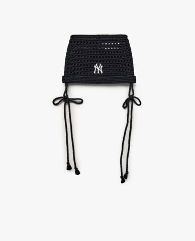  MLB - Nón len unisex tai mèo thắt nơ Summer 