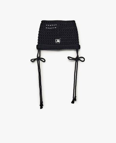  MLB - Nón len unisex tai mèo thắt nơ Summer 