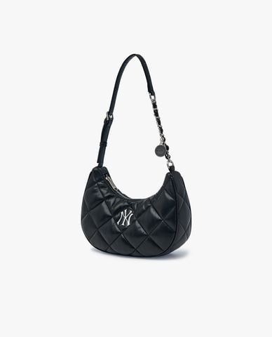  MLB - Túi đeo vai nữ Basic Quilted PU 